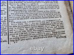 New Evangelical Family Bible Timothy Priestley 1793 Antique Vintage Rare London