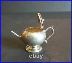 Nice Vintage English Sterling Silver Miniature 3-pc. Coffee / Tea Set