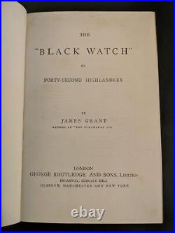 Old Book Antique 1859 The Black Watch or Forty-Second Highlanders. Vintage