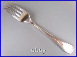 Old English Cutlery Set/Canteen. Silver Plated & Faux Bone. Spoons Forks. VTG