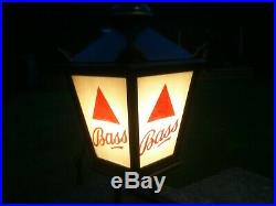 Original Antique Retro Vintage BASS Pub Light Lantern Fixture Fitting Mancave