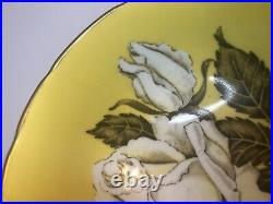 PARAGON TEACUP AND SAUCER SET Yellow Cabbage Rose Antique Vintage England