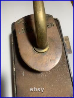 PYX PATENT penny operated public toilet door lock No Keys (2)
