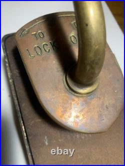PYX PATENT penny operated public toilet door lock No Keys (2)