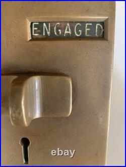 PYX PATENT penny operated public toilet door lock No Keys (2)