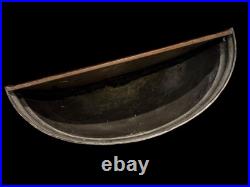 Pair Antique/Vintage Victorian English Silver Meat Dome Wall Planters Sconces