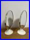 Pair Of English Mid Century Vintage Antique Round Mirrors Durlston Designs 60s
