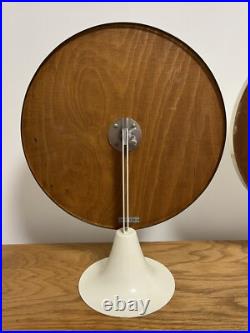 Pair Of English Mid Century Vintage Antique Round Mirrors Durlston Designs 60s