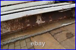 Pair Of Large vintage Galvanise Riveted Water Troughs Garden Planter feature