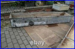 Pair Of Large vintage Galvanise Riveted Water Troughs Garden Planter feature