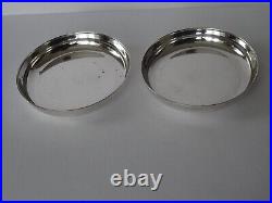 Pair Of Vintage English Sterling Silver Trays/dishes, Goldsmiths & Silversmiths