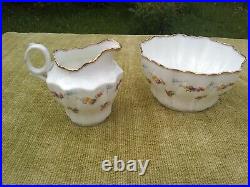 Paragon Star English Bone China milk jug and sugar slop bowl antique vintage