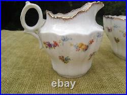 Paragon Star English Bone China milk jug and sugar slop bowl antique vintage