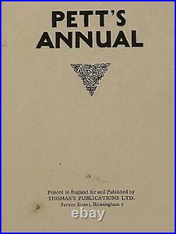 Pett's Annual part of theJane's series 1944 Antique Book Vintage Illingworth Art