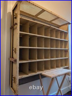 Pigeon Hole Habadashery Royal Mail Sorter Metal Vintage