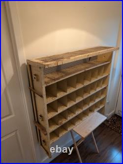 Pigeon Hole Habadashery Royal Mail Sorter Metal Vintage