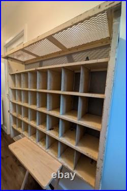 Pigeon Hole Habadashery Royal Mail Sorter Metal Vintage