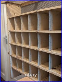 Pigeon Hole Habadashery Royal Mail Sorter Metal Vintage