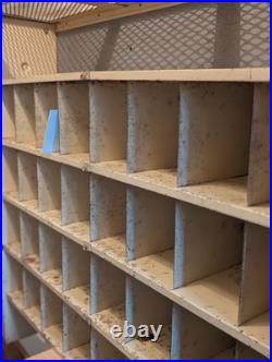 Pigeon Hole Habadashery Royal Mail Sorter Metal Vintage