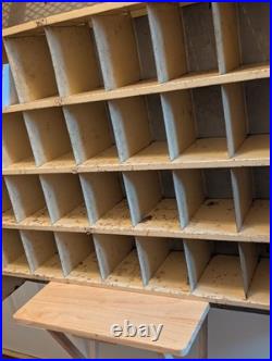 Pigeon Hole Habadashery Royal Mail Sorter Metal Vintage