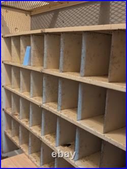 Pigeon Hole Habadashery Royal Mail Sorter Metal Vintage