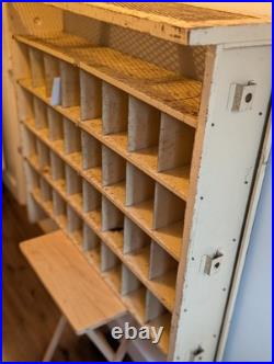 Pigeon Hole Habadashery Royal Mail Sorter Metal Vintage