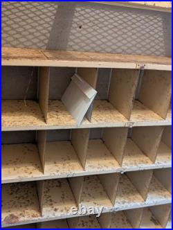 Pigeon Hole Habadashery Royal Mail Sorter Metal Vintage