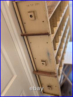 Pigeon Hole Habadashery Royal Mail Sorter Metal Vintage