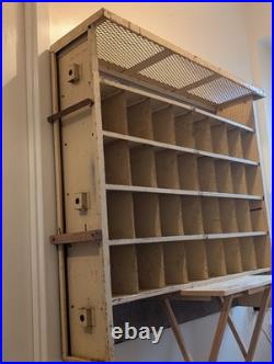 Pigeon Hole Habadashery Royal Mail Sorter Metal Vintage