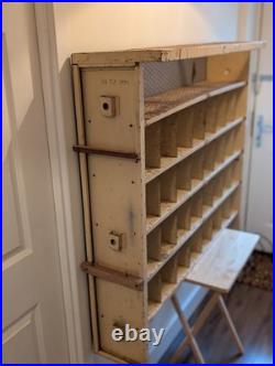 Pigeon Hole Habadashery Royal Mail Sorter Metal Vintage