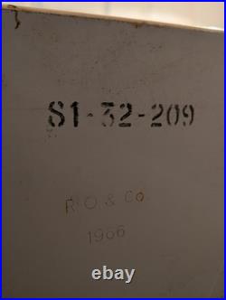 Pigeon Hole Habadashery Royal Mail Sorter Metal Vintage