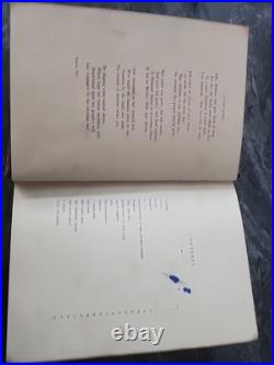 Poems By ALFRED TENYSON hardback Vintage Antique Book 1866