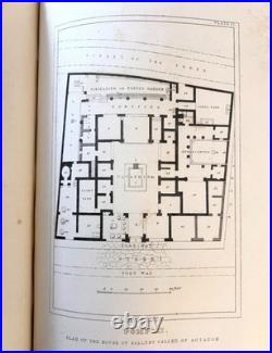 Pompeiana by Sir William Gell, 2nd Edition, 1821. Antique, Vintage History Book