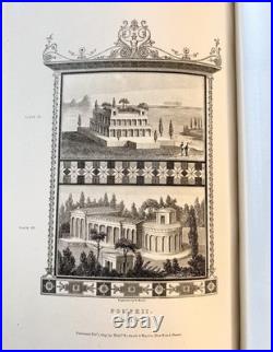 Pompeiana by Sir William Gell, 2nd Edition, 1821. Antique, Vintage History Book