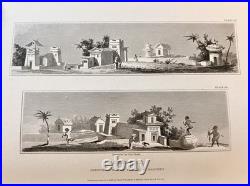 Pompeiana by Sir William Gell, 2nd Edition, 1821. Antique, Vintage History Book