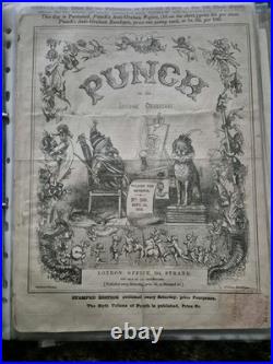 Punch Magazines & Posters Bundle 1800s Antique Vintage