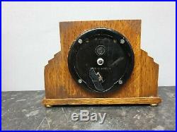 Quality Vintage Art Deco English Elliott 8 Day Mantle Clock