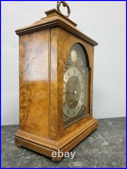 Quality Walnut English Vintage Elliott 8 Day Mantle Clock