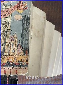 RARE 1953 Vintage Double Tunnel Book Diorama PeepShow Queen Elizabeth II Antique