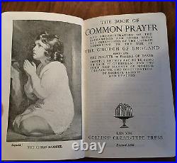 RARE VINTAGE ANTIQUE' Book of Common Prayer' Church of England