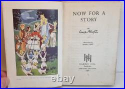 RARE VINTAGE ANTIQUE'Now for a Story' Enid Blyton 1st EDITION