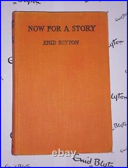 RARE VINTAGE ANTIQUE'Now for a Story' Enid Blyton SIGNED 1st EDITION