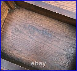 RARE Vintage Ethan Allen Royal Charter English Oak Set Nesting / Nested Tables