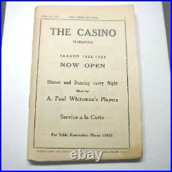 Rare 1922-23 Antique CUBA Vintage The Times of CUBA Book Publication CASINO