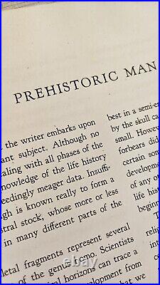 Rare Antique Before The Dawn Of History Charles Knight Hardcover Book Vintage