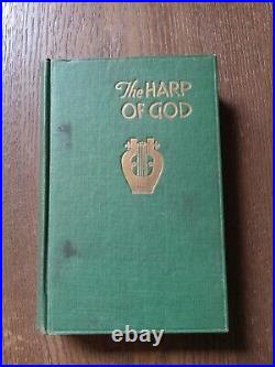 Rare Antique Book The Harp of God JF Rutherford 1921 Signed By Reverand Jonas B