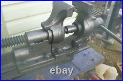 Rare Antique English Vice, vintage vice peter Wright & son parallel vice