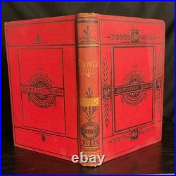 Rare Antique Vintage Decorative Science Book 1883 Fungi Appleton Co ISS