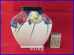 Rare Antique / Vintage Royal Doulton Pansy Vase Unusual Shape