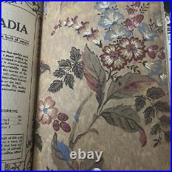 Rare Historical 1927 Sample WallPaper Book, Vintage Floral Antique Real Samples